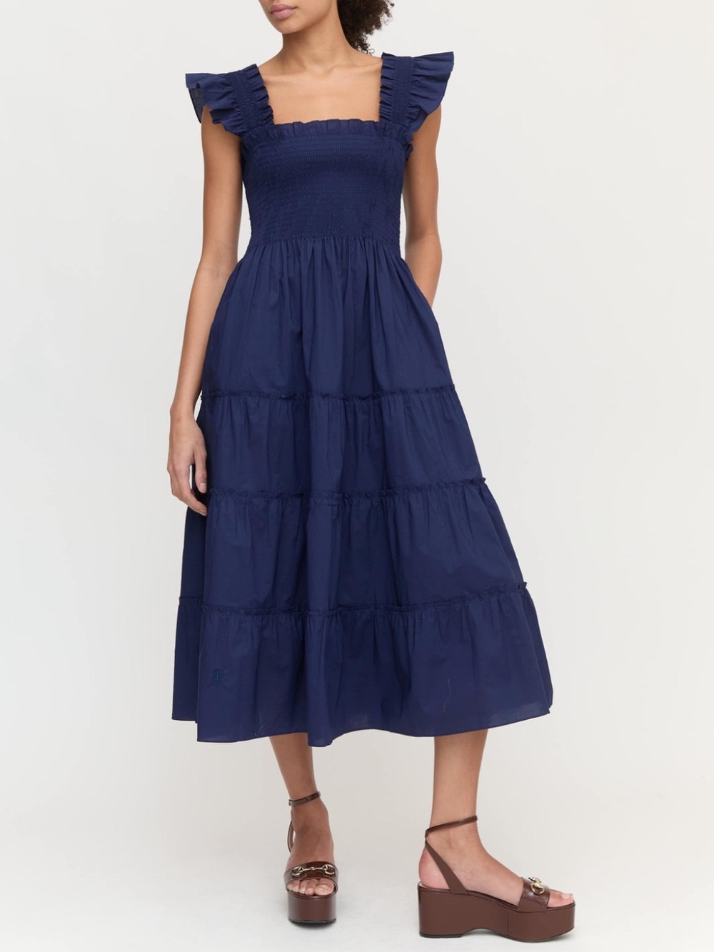 Hill House The Nap Dress in Navy Sundress - Picture 16 of 16